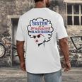 Proud Sister Queen Graduation Shirt African American Men's Back Print T-Shirt
