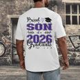 Proud Son Of a Class Of 2026 Graduate For Graduation Men's Back Print T-Shirt