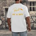 Proud Wife Of a DPT Graduate Graduation Grad Men's Back Print T-Shirt