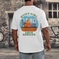 Quiet Girl Loud Results Introvert Office Staff Secretary Men's Back Print T-Shirt Quiet Girl Loud Results Introvert Office Staff Secretary Men's Back Print T-Shirt