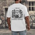 I Read Banned Books Men's Back Print T-Shirt