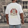 i Read Books And i Know Things German Shepherd Coffee Books Men's Back Print T-Shirt