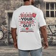 Read Your Heart Out Love Book Valentine Teacher Bookworm Men's Back Print T-Shirt Read Your Heart Out Love Book Valentine Teacher Bookworm Men's Back Print T-Shirt