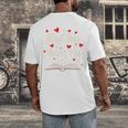 Read Your Heart Out Valentines Day Book And Reading Lovers Men's Back Print T-Shirt Read Your Heart Out Valentines Day Book And Reading Lovers Men's Back Print T-Shirt