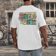 Reading Born To Read Forced To Work Bookish Book Lover Men's Back Print T-Shirt