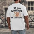 Sarcasm Cat Sarcastic Introvert Antisocial Cat Lover Men's Back Print T-Shirt Sarcasm Cat Sarcastic Introvert Antisocial Cat Lover Men's Back Print T-Shirt