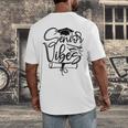 That Says Senior Vibes Graduation Diploma School Spirit Men's Back Print T-Shirt