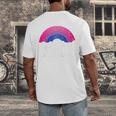 Secretly Bisexual Bi Introvert Bi Pride Antisocial LGBTQ Raglan Baseball Tee Men's Back Print T-Shirt