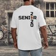 Senior 2020 Football Graduation Shirt Men's Back Print T-Shirt