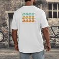 Senior 2022 Shirt Class Of 2022 Retro Graduation Grad Men's Back Print T-Shirt