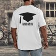SENIOR 2025 Cute Graduation Class Of 2025 Graduate Men's Back Print T-Shirt