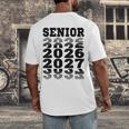 Senior 2026 2027 Class Of Graduation Men's Back Print T-Shirt