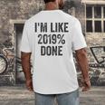 Senior Class 2019 Shirt High School College Graduation Men's Back Print T-Shirt