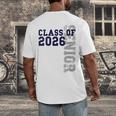 Senior Class Of 2026 Graduation Year High School & College Men's Back Print T-Shirt