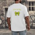 Senior Class Of 2026 Tennis Coquette Bow Graduation Premium Men's Back Print T-Shirt