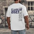 Senior Class Of 2027 Graduation Year High School & College Men's Back Print T-Shirt