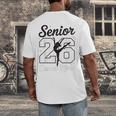 Senior Dance Mom Class Of 2026 Dancer Daughter Graduation Men's Back Print T-Shirt