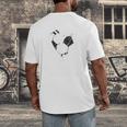 Senior Mommy Class Of 2026 Soccer Graduation Heart Premium Tri-Blend Men's Back Print T-Shirt
