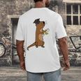 SmileteesGrad Cute Sea Otter Graduation T-Shirt Men's Back Print T-Shirt