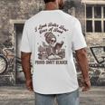 Smut Reader Spicy Romance Look Better Bent That Over A Book Men's Back Print T-Shirt