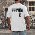 Soccer Senior Night Soccer Senior 2025 Graduation 26 Men's Back Print T-Shirt