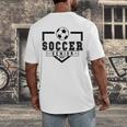 Soccer Senior Night Soccer Senior 2025 Graduation 30 Men's Back Print T-Shirt
