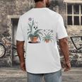 Social Anxiety Introvert Nervous Awkward Socially Men's Back Print T-Shirt