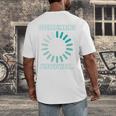 Social Introvert's Overthinking Please Wait Awkward Humor Men's Back Print T-Shirt Social Introvert's Overthinking Please Wait Awkward Humor Men's Back Print T-Shirt
