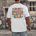 In My Social Worker Era Cute Social Worker Graduation MSW Men's Back Print T-Shirt