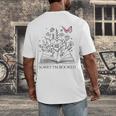 Sorry I'm Booked Book Lover Teachers Librarians Men's Back Print T-Shirt