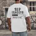Speech Pathologist Loading 2021 Graduation Speech Therapist Men's Back Print T-Shirt