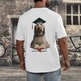 Spinone Italiano Dog Graduation Cap School Graduate Owner Men Women Kids Men's Back Print T-Shirt