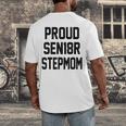 Stepmom Stepmother SEN18R Grad Senior Graduation Party Shirt Men's Back Print T-Shirt