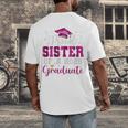 Super Proud Sister Of 2025 Graduate Senior Graduation Family Premium Tri-Blend Men's Back Print T-Shirt