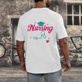 I Survived Nursing School Class Of 2026 Nurse Graduation Men's Back Print T-Shirt