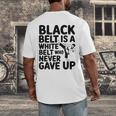 Taekwondo Belt Club Graduation Men's Back Print T-Shirt