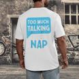 Too Much Talking I Need A Nap For Introverts Raglan Baseball Tee Men's Back Print T-Shirt Too Much Talking I Need A Nap For Introverts Raglan Baseball Tee Men's Back Print T-Shirt