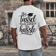 The Tassel Was Worth The Hassle Graduation Men's Back Print T-Shirt