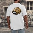 Timid Turtle Cute Introvert Misanthropic Antisocial Men's Back Print T-Shirt