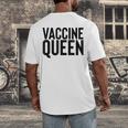 Vaccine Queen Nursing Graduation Shirt Men's Back Print T-Shirt