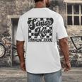 Women Senior Mom Class Of 2026 Retro Graduation Senior Mama Men's Back Print T-Shirt