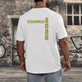 Wrestling Senior Night Wrestling Senior 2026 Graduation 43 Men's Back Print T-Shirt