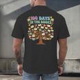 100 Days Of School 100 Days In The Books English Teacher Men's Back Print T-Shirt 100 Days Of School 100 Days In The Books English Teacher Men's Back Print T-Shirt