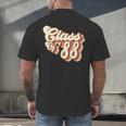 1988 Class Reunion Retro Class Of 88 High School Graduation Men's Back Print T-Shirt