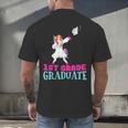 1st Grade Graduation Dabbing Unicorn Lover T-Shirt Kids Men's Back Print T-Shirt