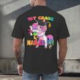 1st Grade Nailed It Flossing Unicorn Graduation Shirt Men's Back Print T-Shirt