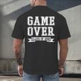 2018 Game Over College High School Graduation Senior Shirt Men's Back Print T-Shirt