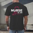 2018 Nursing School Graduation New Nurse Shirt Men's Back Print T-Shirt