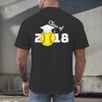 2018 Softball Senior Graduation Shirt For Girls Grad Men's Back Print T-Shirt