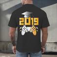 2019 High School Graduation Shirt Gamer Graduate Men's Back Print T-Shirt